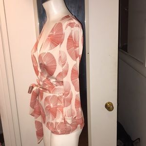 Vintage DVF Jill Wrap top